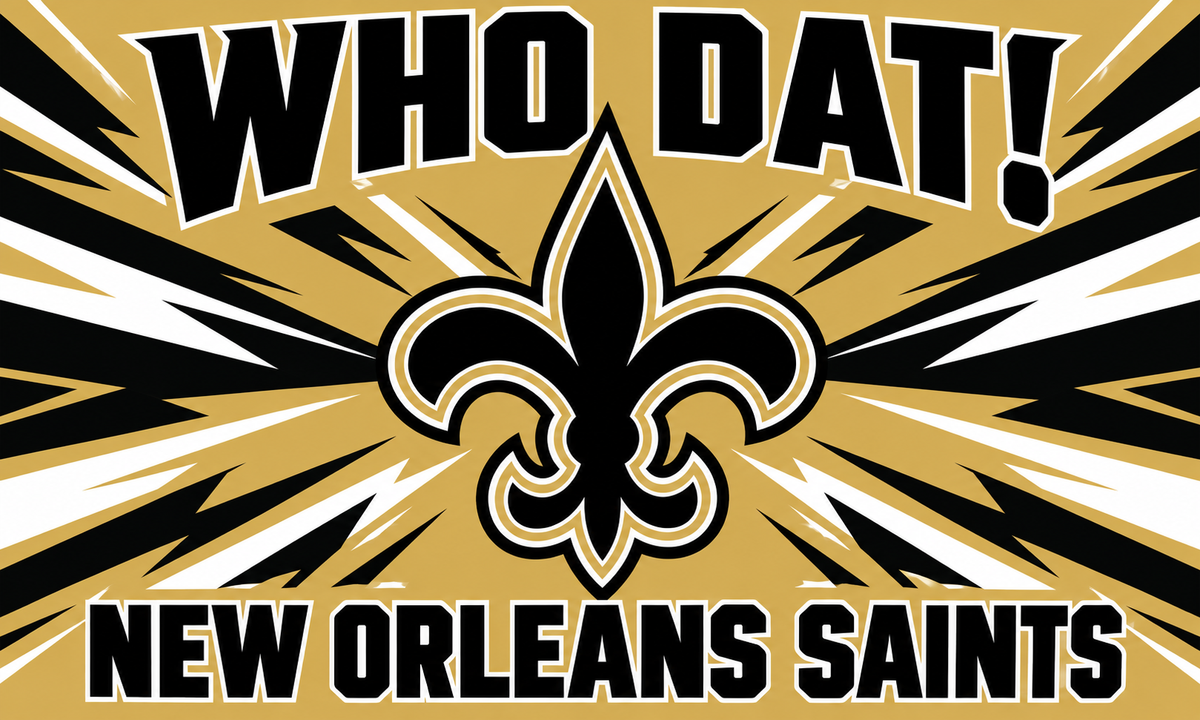 New Orleans Saints NFL 3x5 feet flag