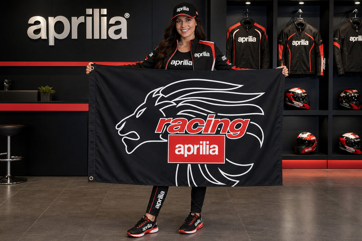 NEW Aprilia Black Lion Flag motorcycle 3x5 feet banner rsv tuono
