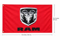 Dodge RAM car flag racing Man Cave Sign banner Racing Garage Wall Decor Banner