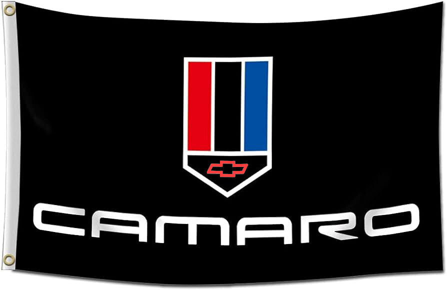 NEW Camaro Luxury Cars Chevrolet Black Racing Banner Flag 3X5ft