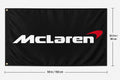 McLaren Logo F1 Fans Logo Flag Banner 3x5 Ft Garage Man Cave Wall