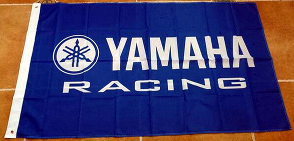 NEW YAMAHA FACTORY RACING LOGO FLAG BANNER 3x5 feet ATV yfz yzf fjr