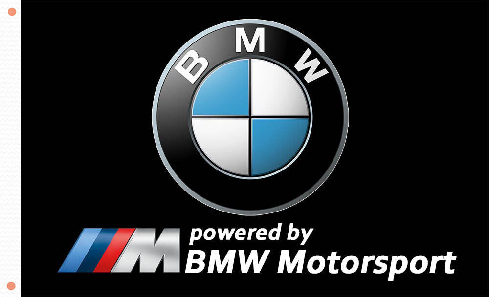 NEW BMW FLAG BANNER SIGN BLACK MOTORSPORT POWER 3x5 FEET M5 M6 M3