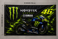 Monster Energy Motorcycle Yamaha MotoGP 46 Racing Flag Banner 3x5 Ft