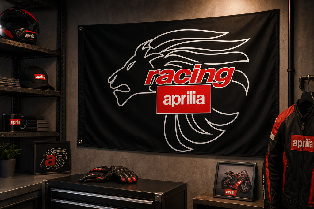 NEW Aprilia Black Lion Flag motorcycle 3x5 feet banner rsv tuono