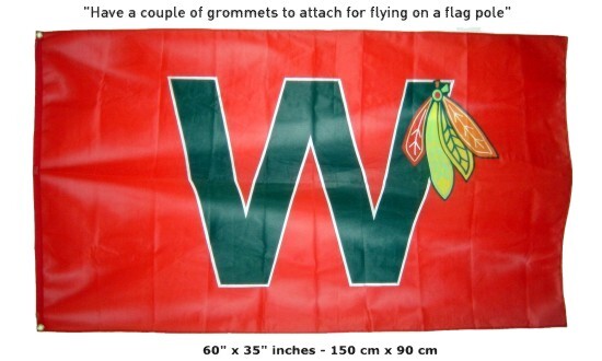 Big NEW Chicago Blackhawks W Flag Hockey NHL 3x5 ft Banner National
