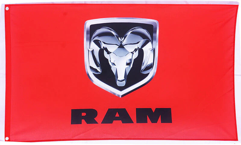 NEW Dodge RAM car flag racing Man Cave Sign banner