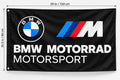 BMW Motorrad Flag Banner 3x5 Ft Motorsport Man Cave Garage Wall Decor