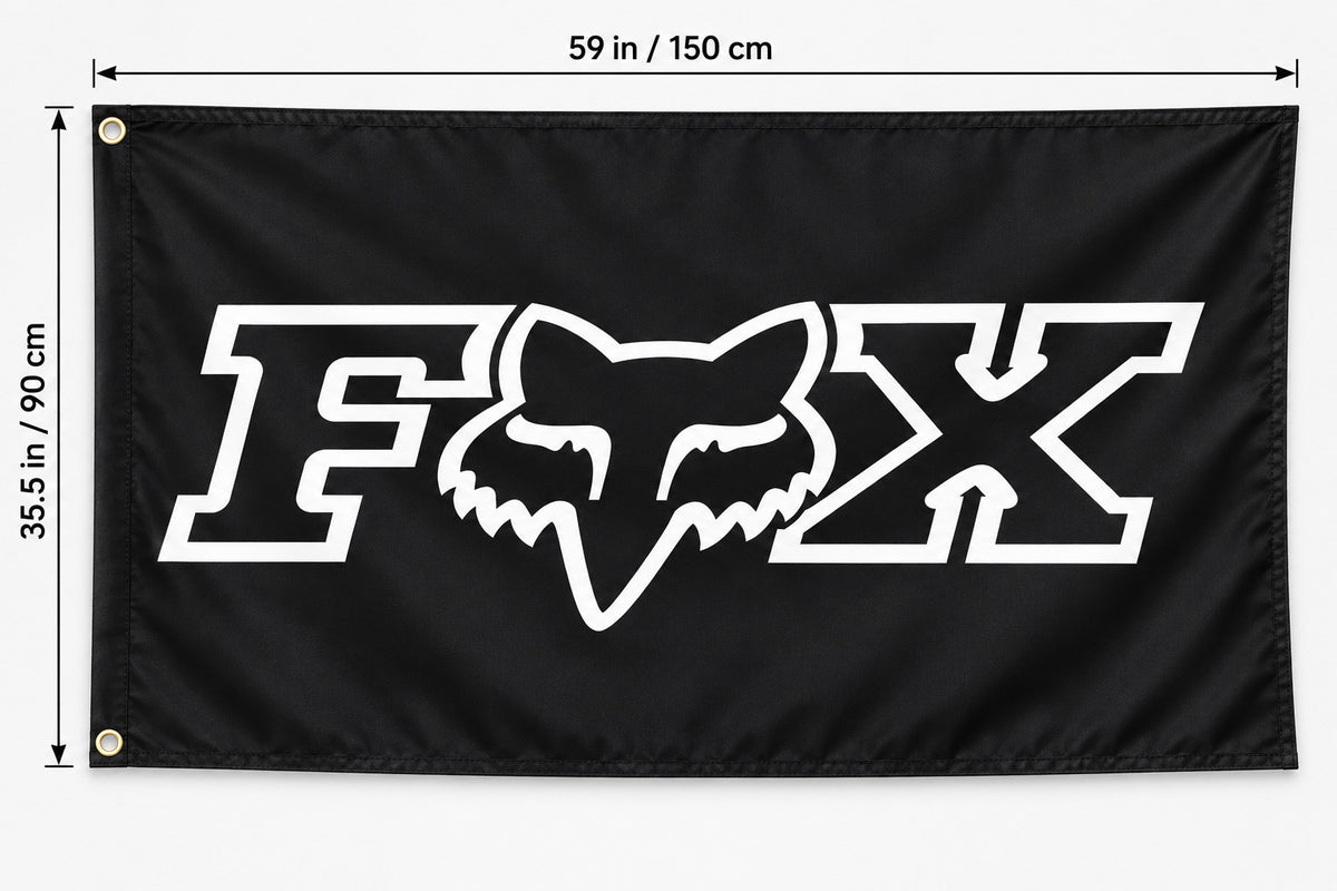 Motocross Racing Flag Banner 3x5 Ft Garage Wall Decor Mountain Biking Man Cave