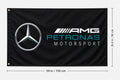 Mercedes-AMG X5 Fans Logo Flag Banner 3x5 Ft Garage Man Cave Wall