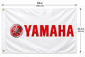 Yamaha Moto Racing Flag 3x5 Garage Man Cave Motorcycle Wall Banner