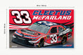 NASCAR Cleetus McFarland #33 Racing Car Fans Logo Flag Banner 3x5 Ft Garage Wall