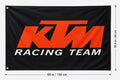 KTM Racing Flag Banner 3x5 Ft Motorcycle Man Cave Garage Wall Decor
