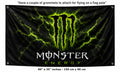 NEW Monster Energy Drink Rays 3x5 Ft Flag Banner Gym Man Cave Decor