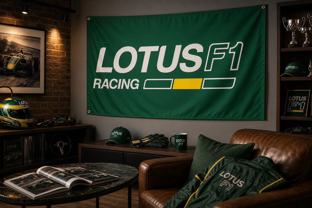 Lotus Formula 1 F1 Fans Logo Flag Banner 3x5 Ft Garage Man Cave Wall