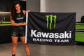 Kawasaki Racing Team Flag Banner 3x5 Ft Garage Wall Decor Man Cave