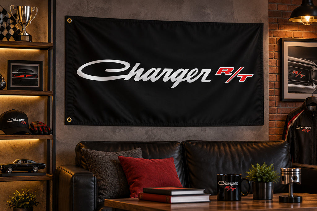 NEW Dodge Charger R/T flag for car racing Man Cave Sign banner