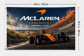McLaren F1 Zandvoort Farewell 2026 Logo Flag Banner 3x5 Ft Garage Wall Decor