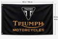 Triumph Motorcycles Man Cave Flag Banner 3x5 Ft Garage Wall Decor