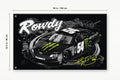 NASCAR Fans Monster Energy Kyle Busch #54 Rowdy Logo Flag Banner 3x5 Ft Racing