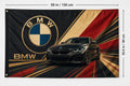 BMW Luxury Car Logo Flag Banner 3x5 Ft Garage Man Cave Wall Decor